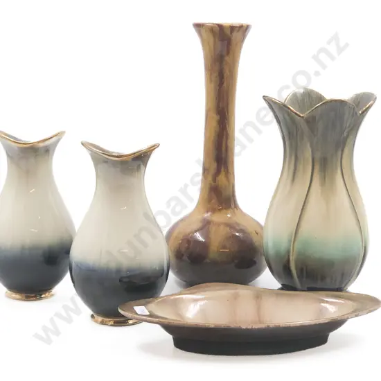 Five Pieces of Assorted German Pottery