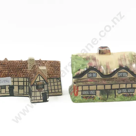 Grimwades Cottage Form Trinket Box Together with Other Architectural Ornament