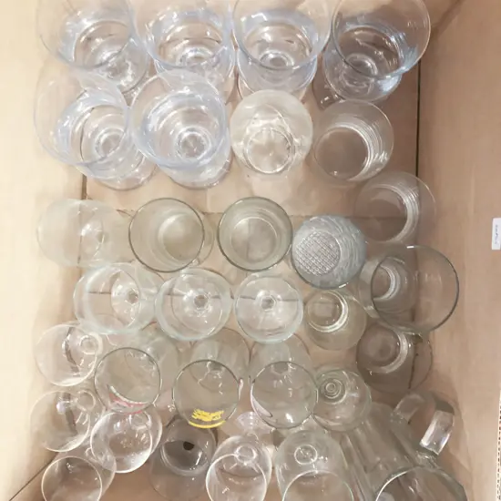 Two Boxes of Assorted Glassware