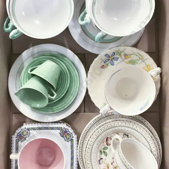 Box of Assorted Fancy China