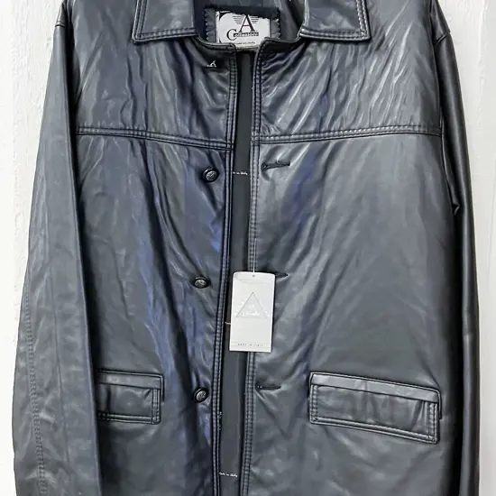 Armani Collezioni Italian Made Leather Jacket