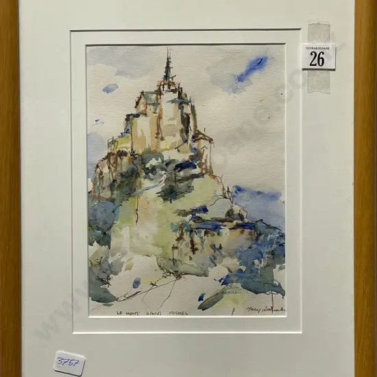 Mary Zohrab - Mot Saint Michel - W/C and Ink on Paper