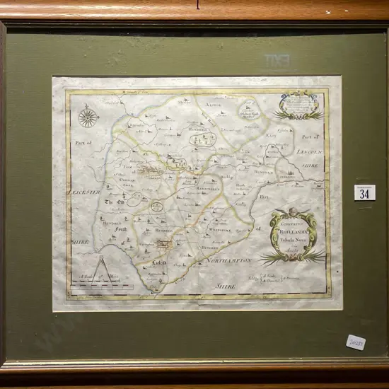 Antique Map of Rotelandiae & Other