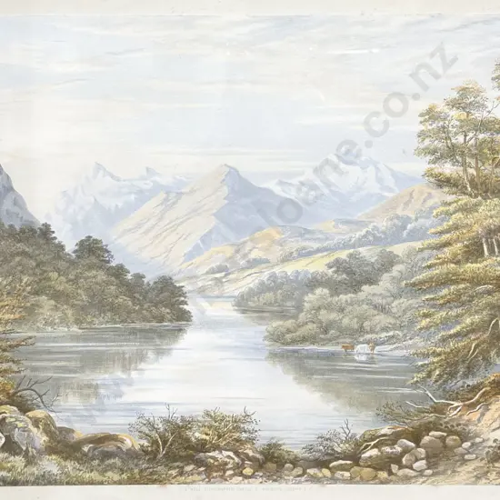 C.D. Barraud - Lake Mavora - Print