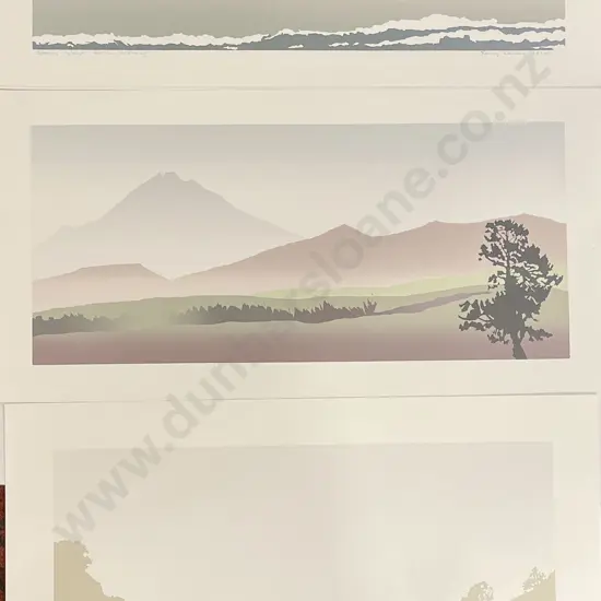 Four Assorted Malcom Warr Style Prints