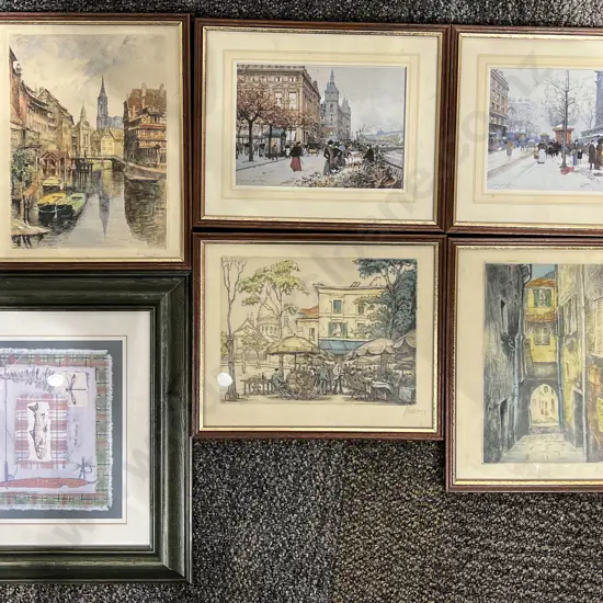 Box of Assorted Artworks