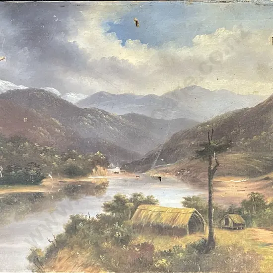 Unknown Artist - Pen and Conte Sketch