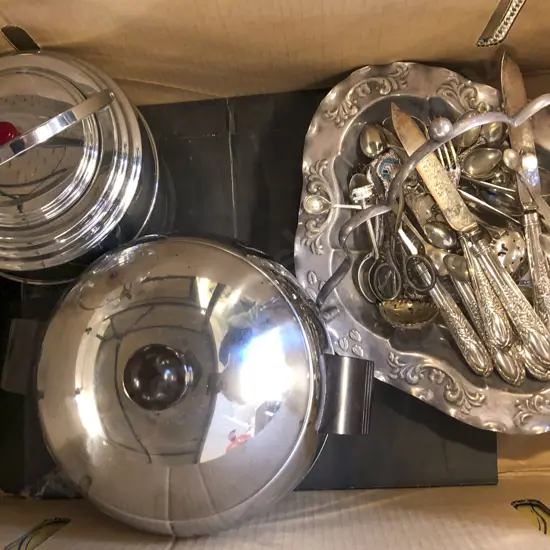 Small Quantity of Assorted Plated Including Cutlery etc