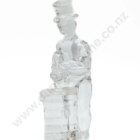 Orrefors Glass Figure of Chimney Sweep