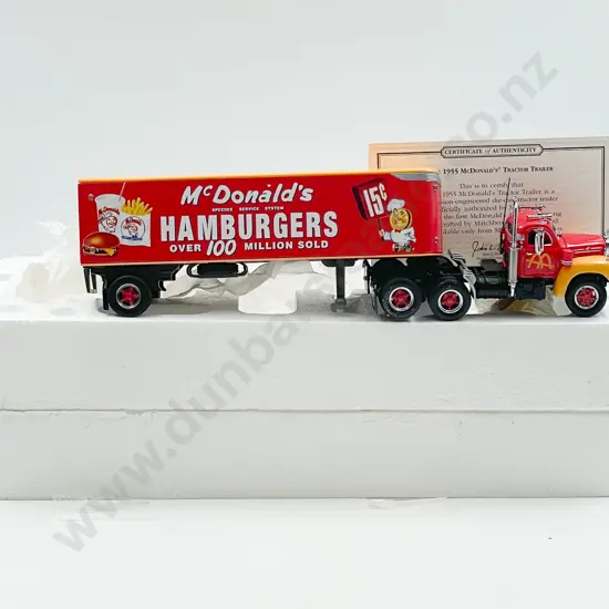 Mattel Matchbox Collectable 1955 McDonalds Tractor Trailer