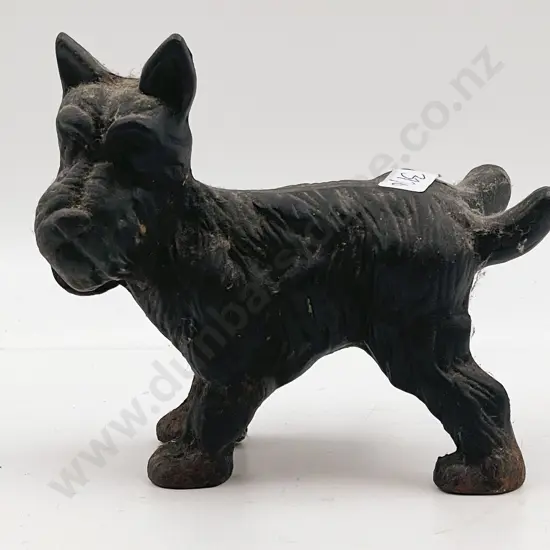 Cast Metal Dog Ornament