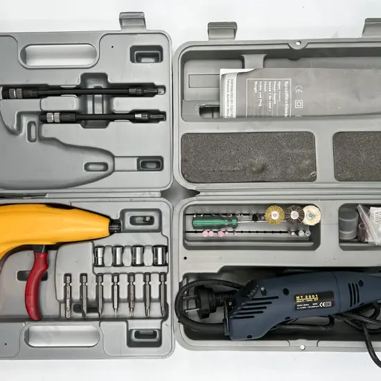Boxed Colt Multitool and Hand Squeezed Drill