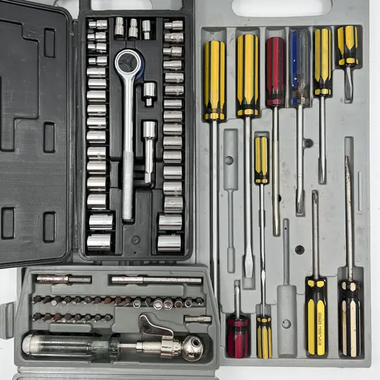 Three Boxed Toolsets Incl. Socket Set