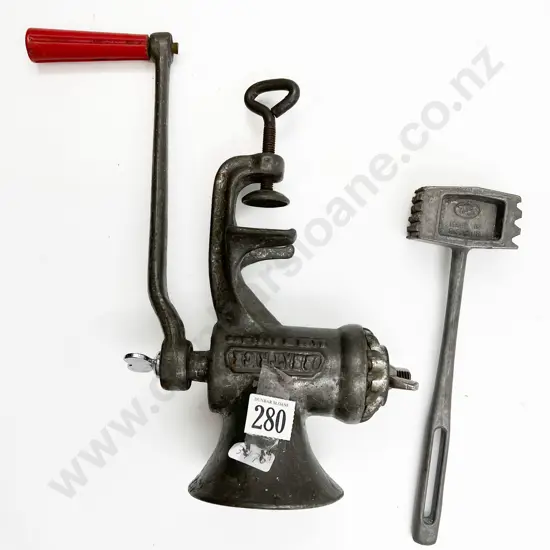 Vintage Mincer Together Meat Tenderiser