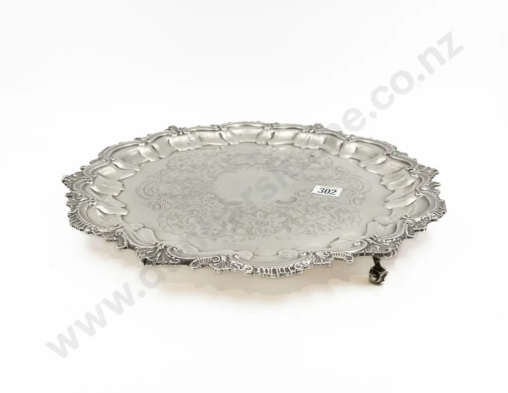 S/P Footed Salver Image 1++
