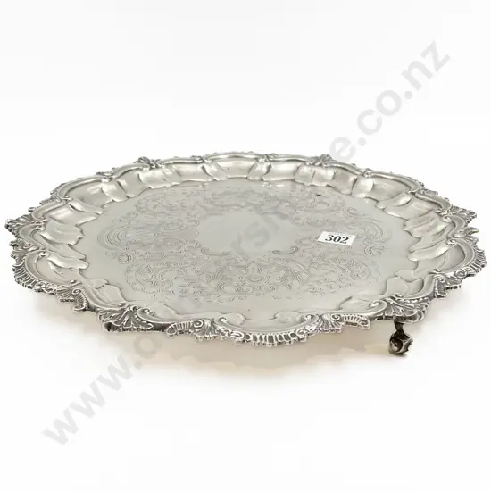 S/P Footed Salver