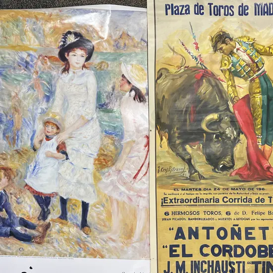 Box of Assorted Posters