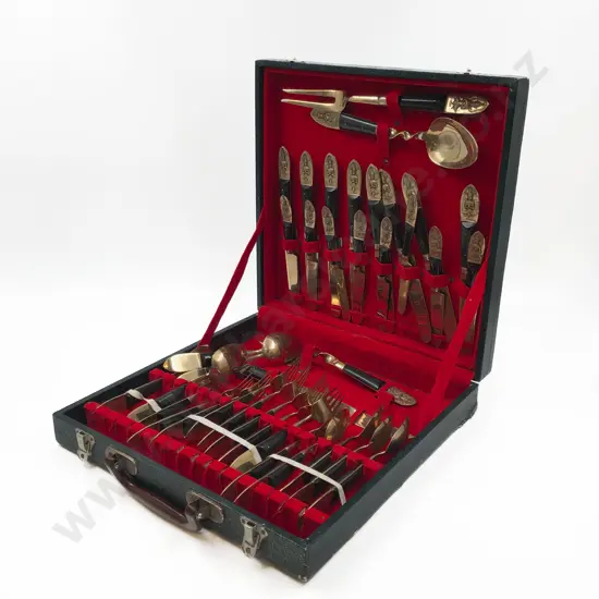 Box Set of Thai Brass Cutlery