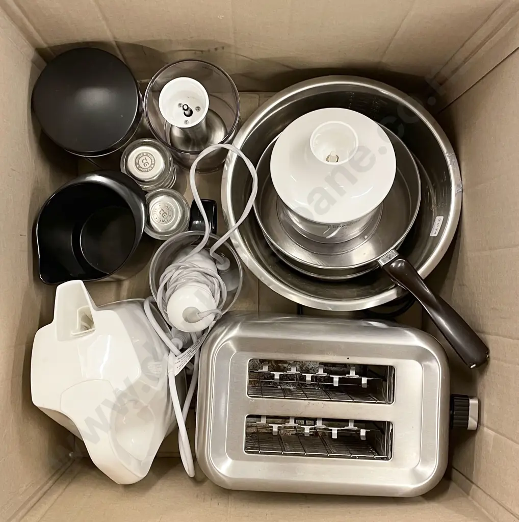 Three Boxes of Assorted Kitchenware Image 1++
