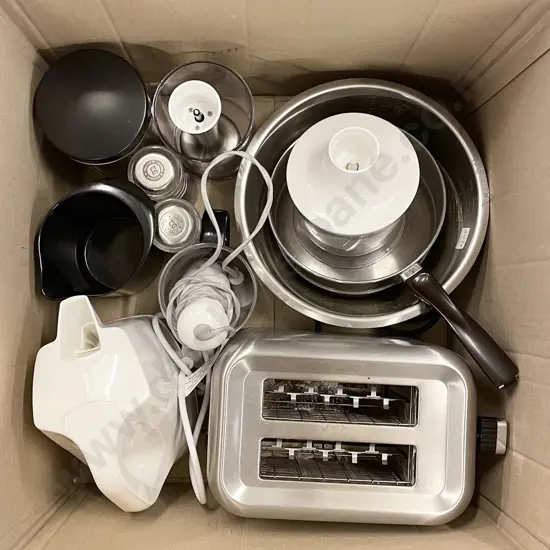 Three Boxes of Assorted Kitchenware