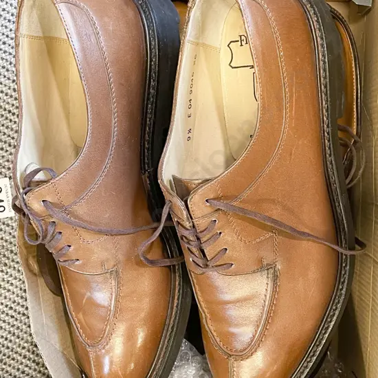 Two Pairs of Dress Shoes Including Alden