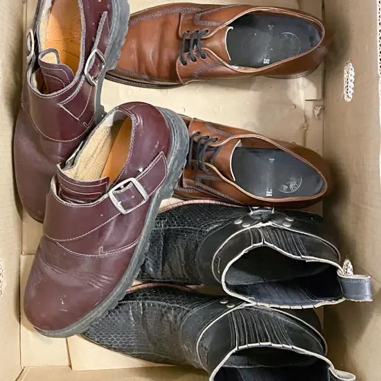 Three Pairs of Mens Shoes Including Monarch