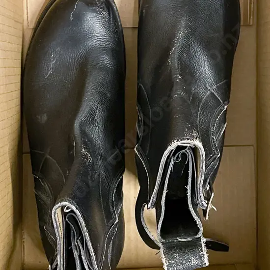 Pair of Keing Dunlop Strap Boots