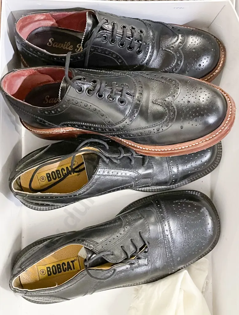 Two Pairs of Mens Dress Shoes Including Barkers Image 1++