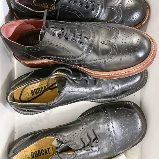 Two Pairs of Mens Dress Shoes Including Barkers