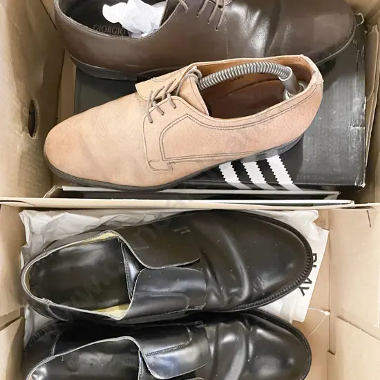 Box of Assorted Mens Dress Shoes