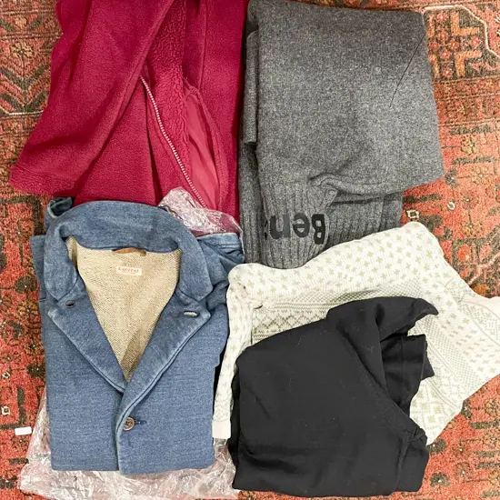 Five Assorted Sweaters