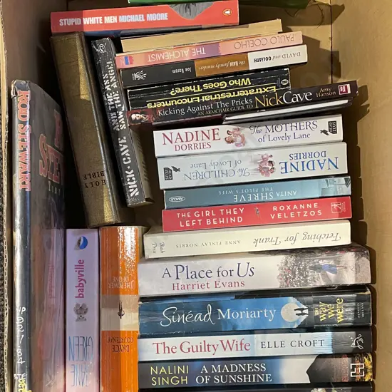 Box of Assorted Books,