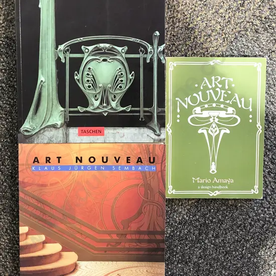 Three Art Nouveau Reference Volumes