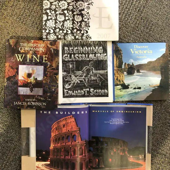 Qty of Assorted Books Including The Oxford Companion to Wine