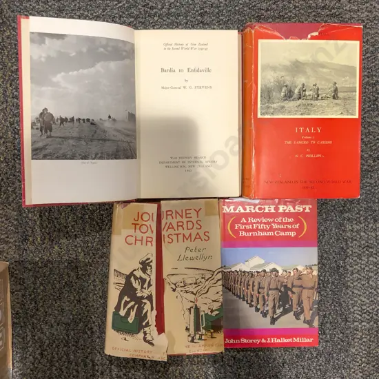 Four Assorted NZ War Reference Volumes
