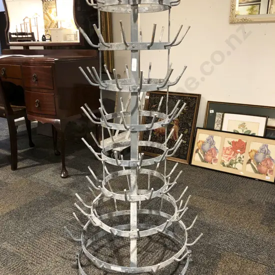 Vintage Multi Tiered Bottle Drying Rack