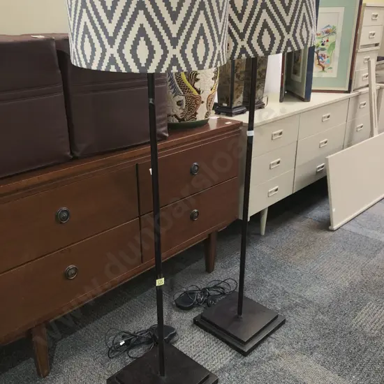 Pair of Modern Standard Lamps