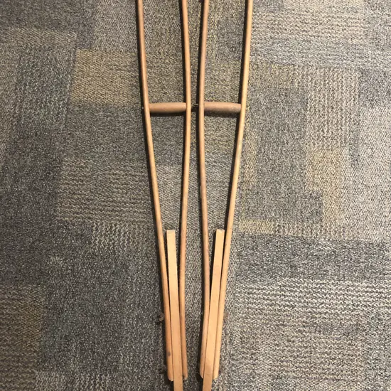 Two Vintage Crutches