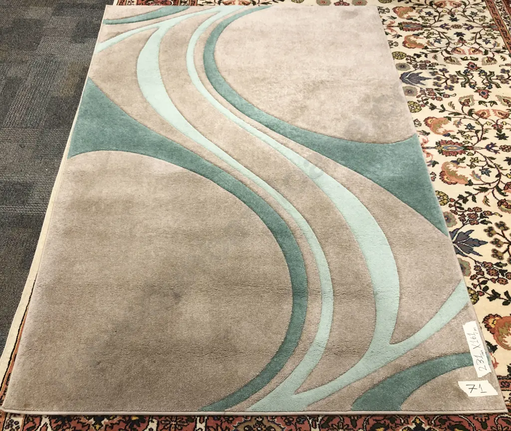 Large Modern Deco Pattern Mat Image 1++