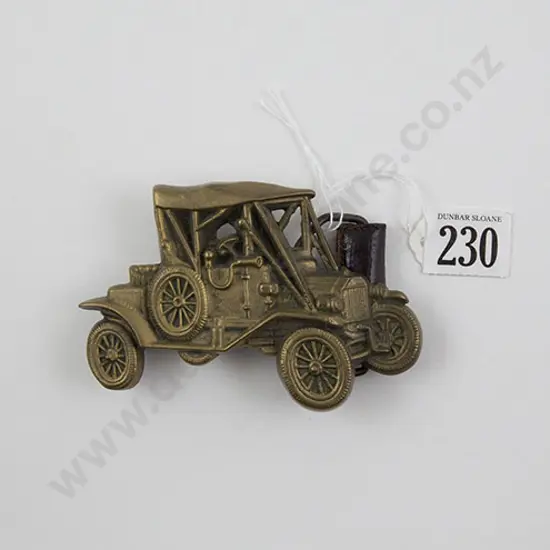 Baron Design Brass Belt Buckle