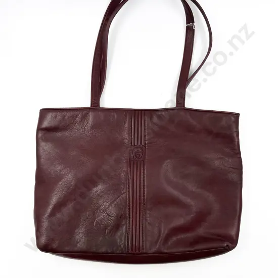 Etienne Aigner Leather Tote and pair gloves
