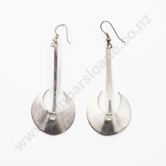 NZ Jenny Patrick Pair Modern Design S/S Pendant Earrings