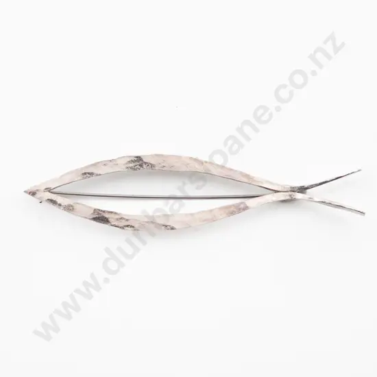 NZ S/S Modern Design Brooch markers mark SGM