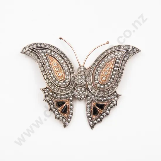 Made in Italy by Simon Fashion Butterfly Brooch