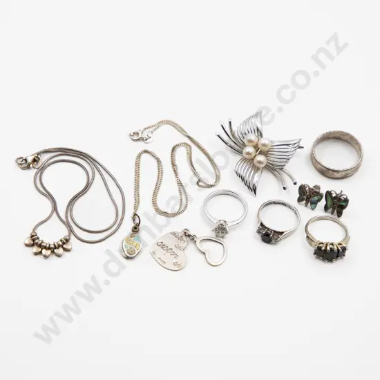 Assorted .925 Silver Jewellery