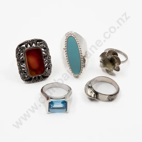Five S/S Dress Rings