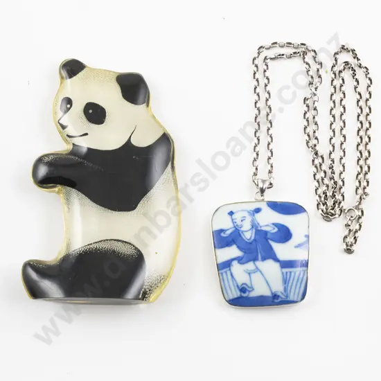 Chinese Export Porcelain Pendant