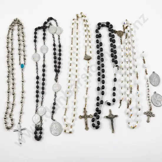 Five Vintage Rosary