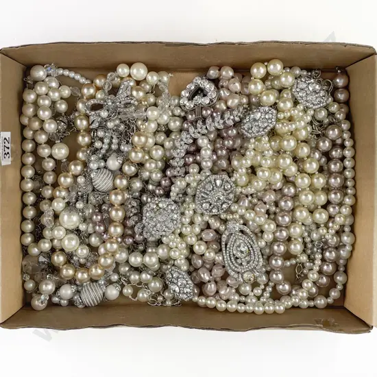 Collection Large Bead Imitation Pearl Fashion Necklaces