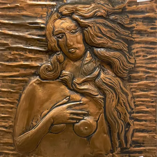 Embossed Copper Panel of Venus